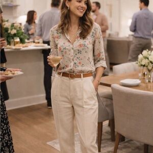 a new day Women’s Light Beige Chinos Size 10